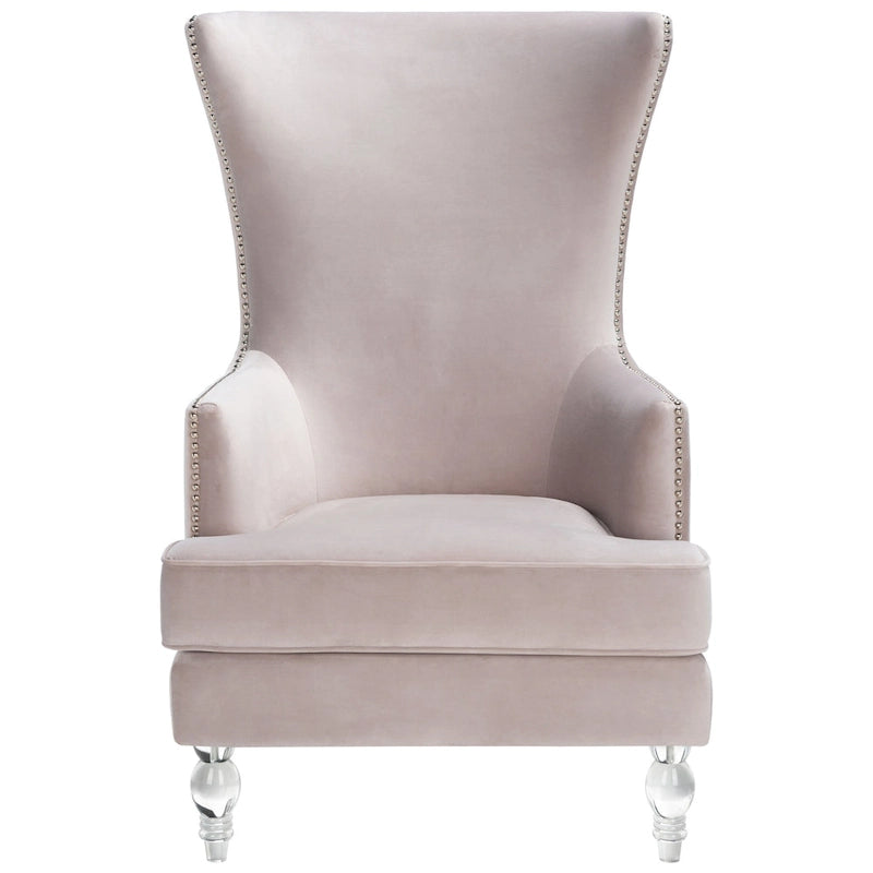 SAFAVIEH Couture Cath Modern Wingback Chair - 29Wx32Dx45H