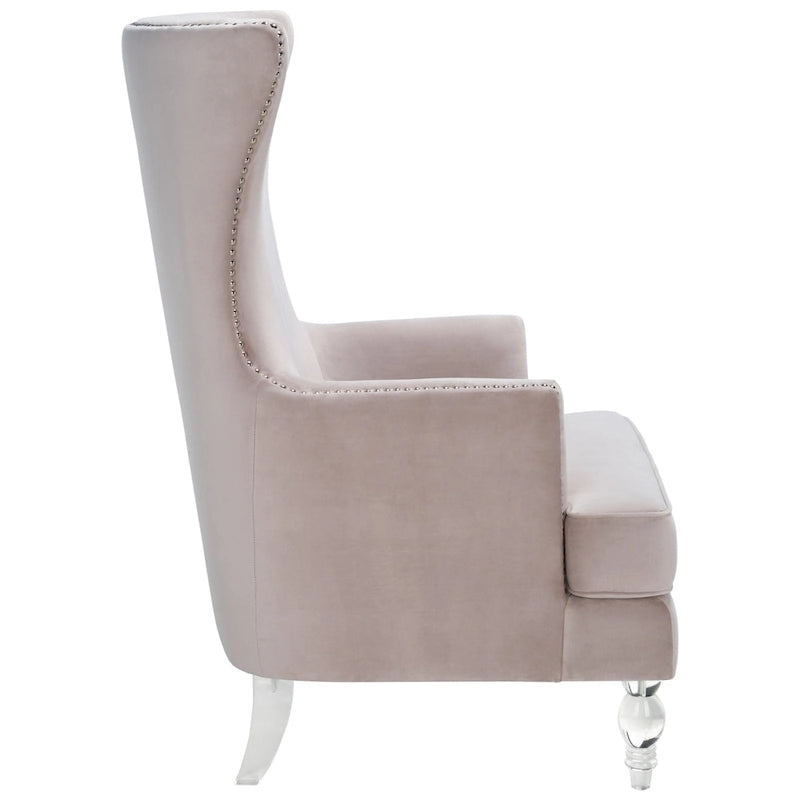 SAFAVIEH Couture Cath Modern Wingback Chair - 29Wx32Dx45H