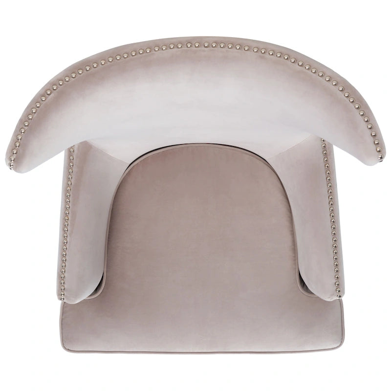 SAFAVIEH Couture Cath Modern Wingback Chair - 29Wx32Dx45H