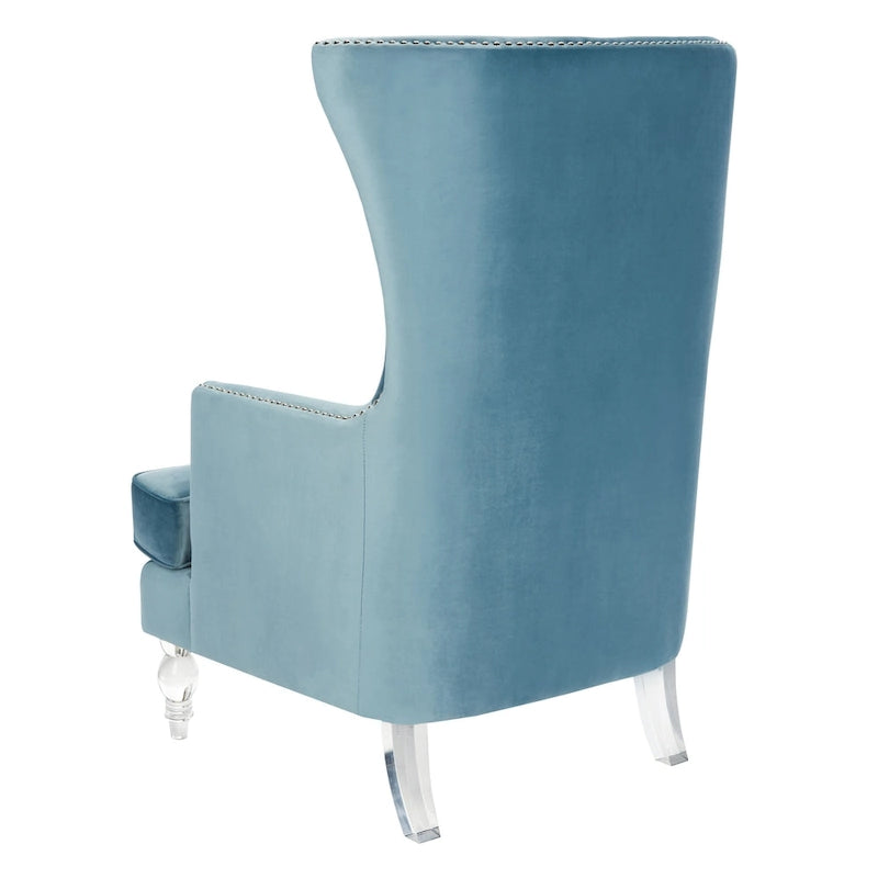 SAFAVIEH Couture Cath Modern Wingback Chair - 29Wx32Dx45H