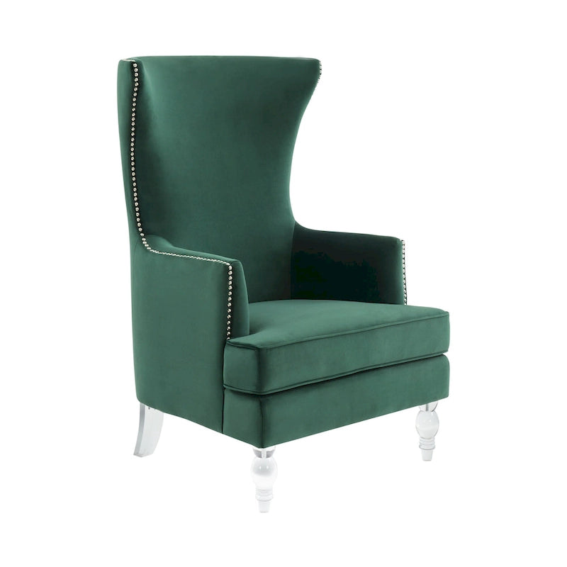 SAFAVIEH Couture Cath Modern Wingback Chair - 29Wx32Dx45H