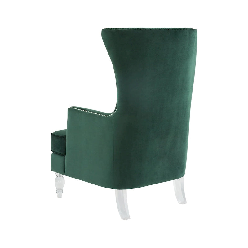 SAFAVIEH Couture Cath Modern Wingback Chair - 29Wx32Dx45H