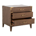 SAFAVIEH Couture Girija 3-Drawer Wood Nightstand