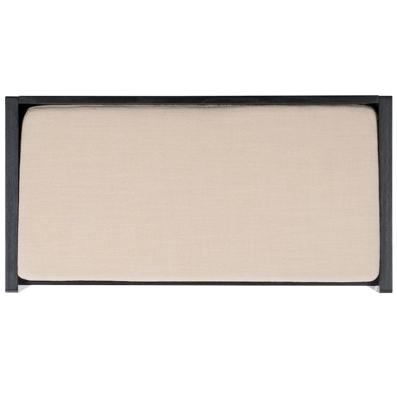 SAFAVIEH Roseanna Shoe Storage Bench Oak / Beige - 34 W x 18 D x 21 H - 34Wx18Dx21H