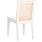 SAFAVIEH Lurline Coastal Rattan Dining Chair (Set of 2) - 18.9 W x 22.3 L x 33.9 H - 19Wx22Dx34H
