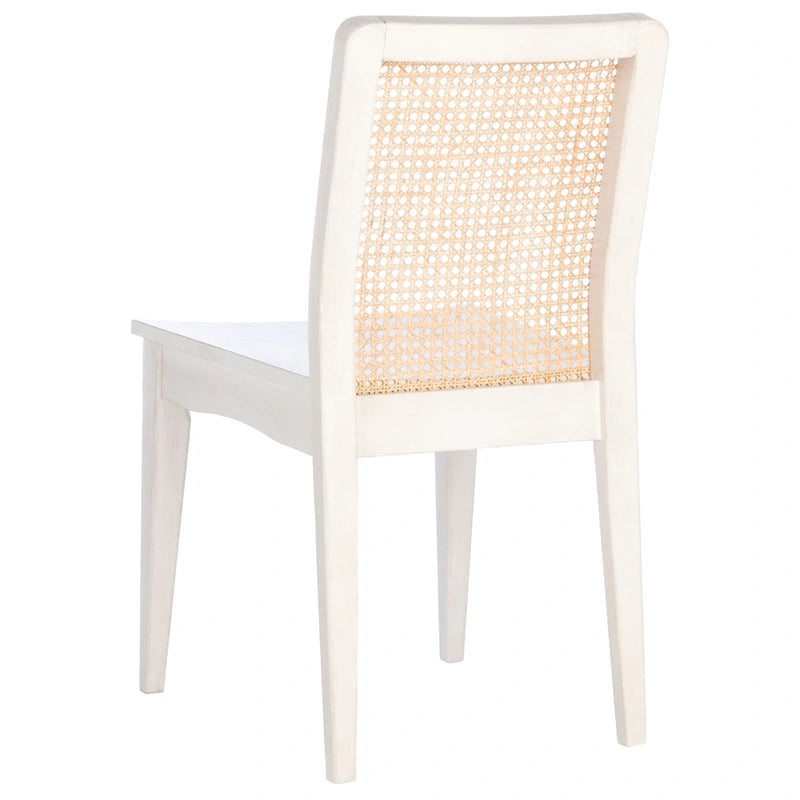 SAFAVIEH Lurline Coastal Rattan Dining Chair (Set of 2) - 18.9 W x 22.3 L x 33.9 H - 19Wx22Dx34H