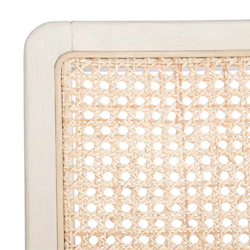 SAFAVIEH Lurline Coastal Rattan Dining Chair (Set of 2) - 18.9 W x 22.3 L x 33.9 H - 19Wx22Dx34H