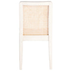 SAFAVIEH Lurline Coastal Rattan Dining Chair (Set of 2) - 18.9 W x 22.3 L x 33.9 H - 19Wx22Dx34H