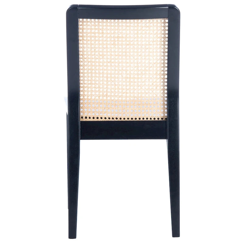 SAFAVIEH Lurline Coastal Rattan Dining Chair (Set of 2) - 18.9 W x 22.3 L x 33.9 H - 19Wx22Dx34H