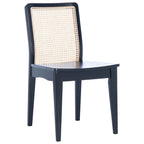 SAFAVIEH Lurline Coastal Rattan Dining Chair (Set of 2) - 18.9 W x 22.3 L x 33.9 H - 19Wx22Dx34H