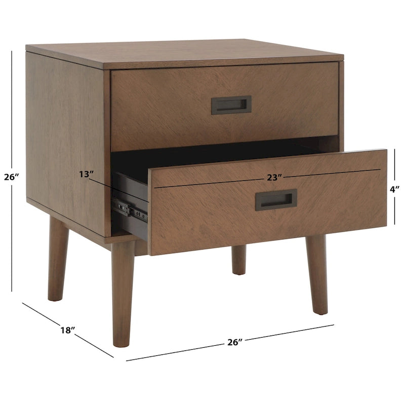 SAFAVIEH Alice 2-Drawer Nightstand