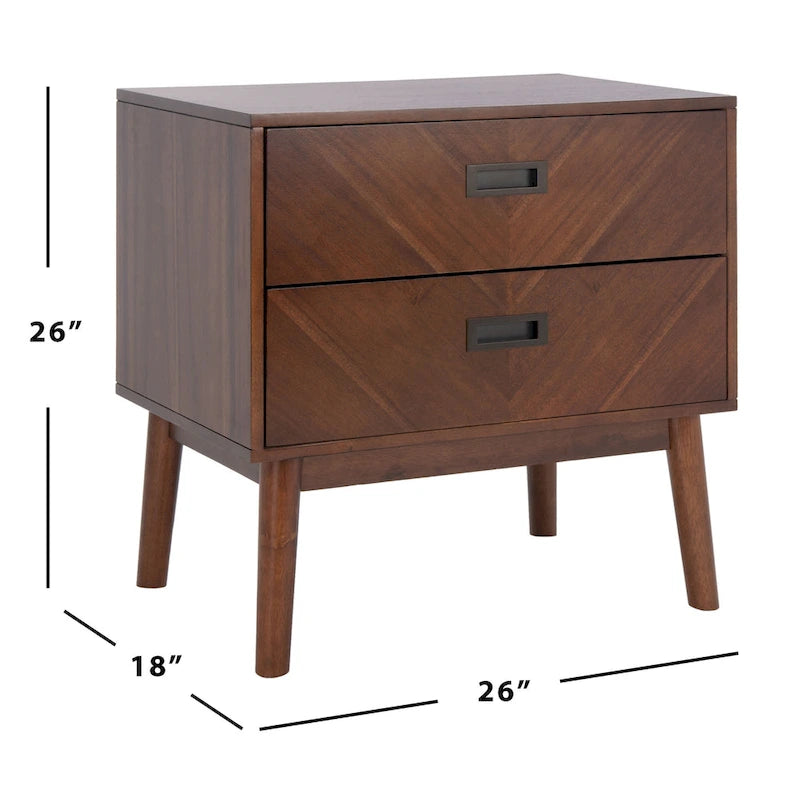SAFAVIEH Alice 2-Drawer Nightstand