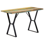 vidaXL Dining Table 47.2x23.6x29.9 Solid Reclaimed Wood - 47.2 x 23.6 x 29.9
