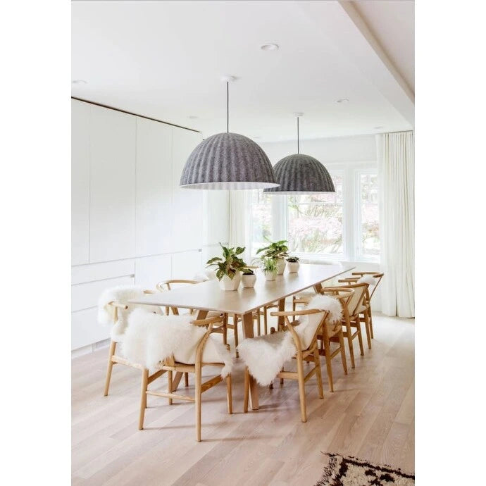 Set of 2 Modern Wood Dining Chair With Back Armchair Hemp Seat For Home Restaurant Office Kitchen