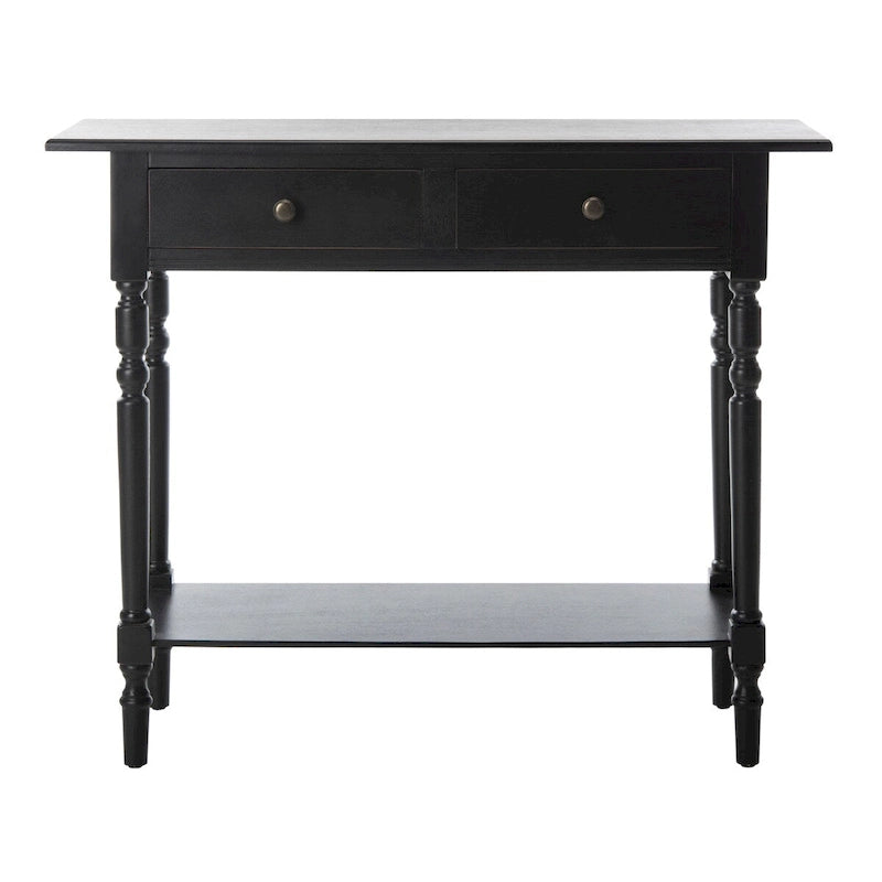 SAFAVIEH Arvilla Grey 2-Drawer Console Table - 37.8 x 13 x 31.9 - 38Wx13Dx32H