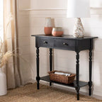 SAFAVIEH Arvilla Grey 2-Drawer Console Table - 37.8 x 13 x 31.9 - 38Wx13Dx32H