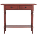 SAFAVIEH Arvilla Grey 2-Drawer Console Table - 37.8 x 13 x 31.9 - 38Wx13Dx32H