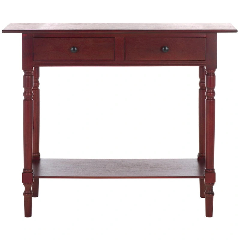 SAFAVIEH Arvilla Grey 2-Drawer Console Table - 37.8 x 13 x 31.9 - 38Wx13Dx32H