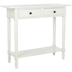SAFAVIEH Arvilla Grey 2-Drawer Console Table - 37.8 x 13 x 31.9 - 38Wx13Dx32H