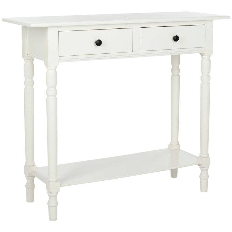 SAFAVIEH Arvilla Grey 2-Drawer Console Table - 37.8 x 13 x 31.9 - 38Wx13Dx32H