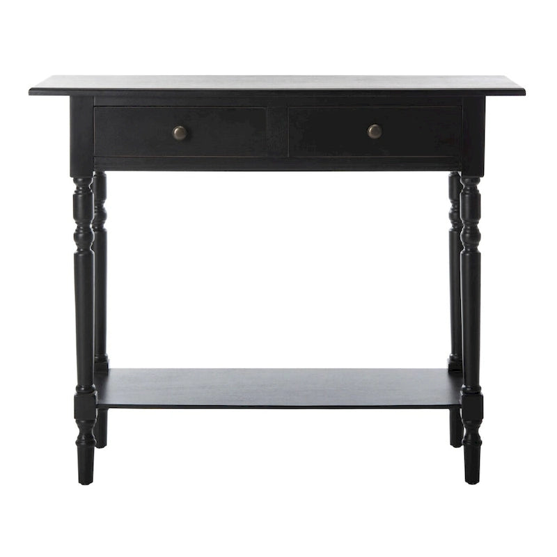 SAFAVIEH Arvilla Grey 2-Drawer Console Table - 37.8 x 13 x 31.9 - 38Wx13Dx32H