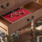 SAFAVIEH Ivie 3-Drawer Console Table - 23.5 W x 13 L x 29.5 H - 23.5 W x 13 L x 29.5 H - 24Wx13Dx30H