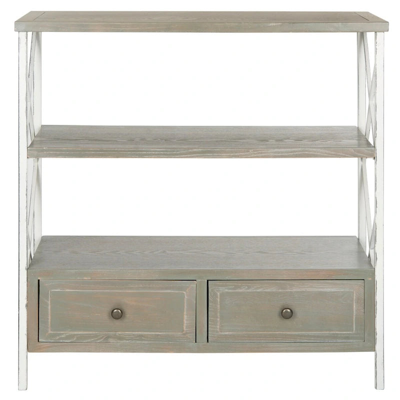 SAFAVIEH Zenia Pale Blue Storage Console Table - 33.9 x 15.2 x 34.8 - 34Wx15Dx35H