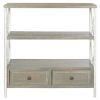 SAFAVIEH Zenia Pale Blue Storage Console Table - 33.9 x 15.2 x 34.8 - 34Wx15Dx35H