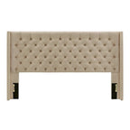 Naples King-size Wingback Button-tufted Headboard by iNSPIRE Q Artisan