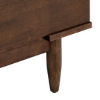 Kieran Mid-Century Brown Finish 2-Drawer Nightstand from iNSPIRE Q Modern
