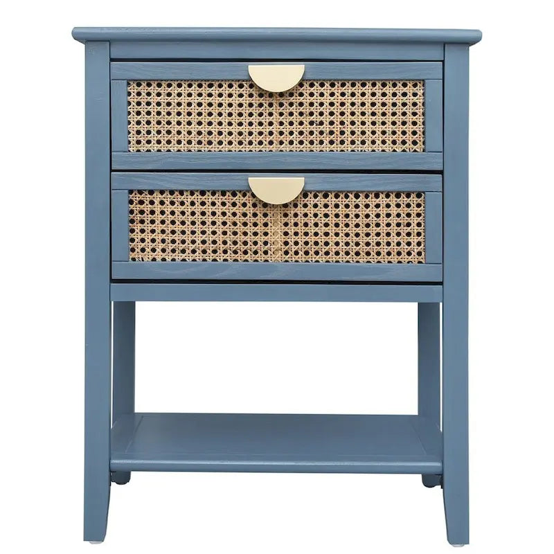 Modern Nightstand with 2-Drawers Side Table/Sofa Table/End Table