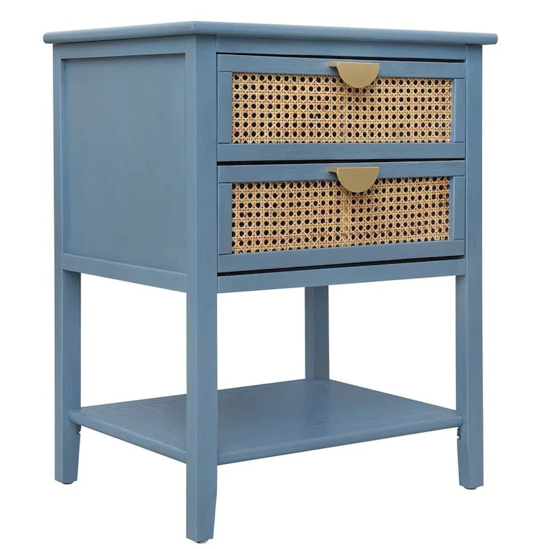 Modern Nightstand with 2-Drawers Side Table/Sofa Table/End Table