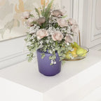 Asymmetrical Drawer Highboy - Chic White Storage Chest with Gold Legs