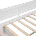 Twin Size Daybed with Drawers and Shelves