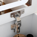 Vanity Set LED Mirror Storage Stool Adjustable Lighting Glass Top