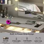 Makeup Vanity with 3 Lighting Colors