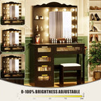 Makeup Vanity with 3 Lighting Colors