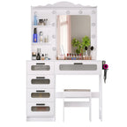 Makeup Vanity with 3 Lighting Colors