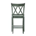 Eleanor X-Back Wood Counter Chairs (Set of 2) by iNSPIRE Q Classic