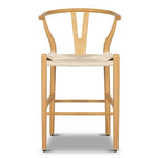 Poly & Bark Weave 23.5 Seat Height Counter Stool - Solid Wood with Woven Seat