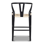 Poly & Bark Weave 23.5 Seat Height Counter Stool - Solid Wood with Woven Seat