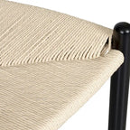 Poly & Bark Weave 23.5 Seat Height Counter Stool - Solid Wood with Woven Seat