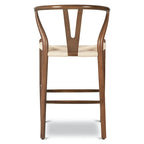 Poly & Bark Weave 23.5 Seat Height Counter Stool - Solid Wood with Woven Seat