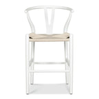 Poly & Bark Weave 23.5 Seat Height Counter Stool - Solid Wood with Woven Seat