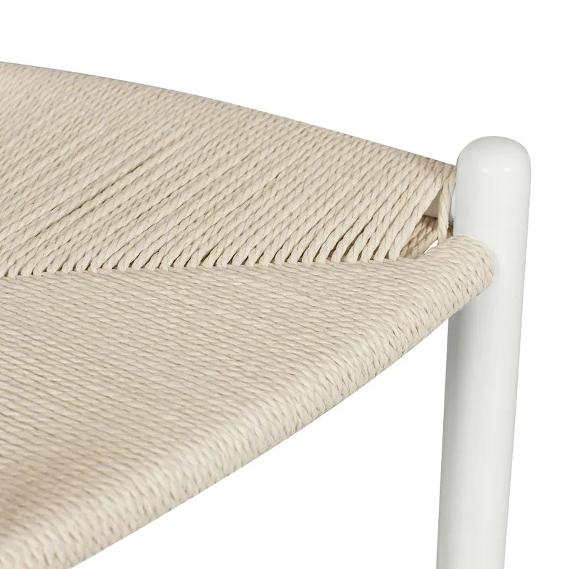 Poly & Bark Weave 23.5 Seat Height Counter Stool - Solid Wood with Woven Seat