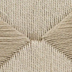 Poly & Bark Weave 23.5 Seat Height Counter Stool - Solid Wood with Woven Seat