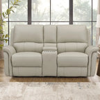 Hydeline Erindale Zero Gravity Power Recline and Headrest Top Grain Leather Loveseat