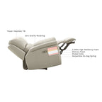 Hydeline Erindale Zero Gravity Power Recline and Headrest Top Grain Leather Loveseat