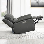 Hydeline Erindale Zero Gravity Power Recline and Headrest Top Grain Leather Loveseat