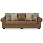 Signature Design by Ashley Carianna Caramel Queen Sofa Sleeper - 101 W x 40 D x 40 H